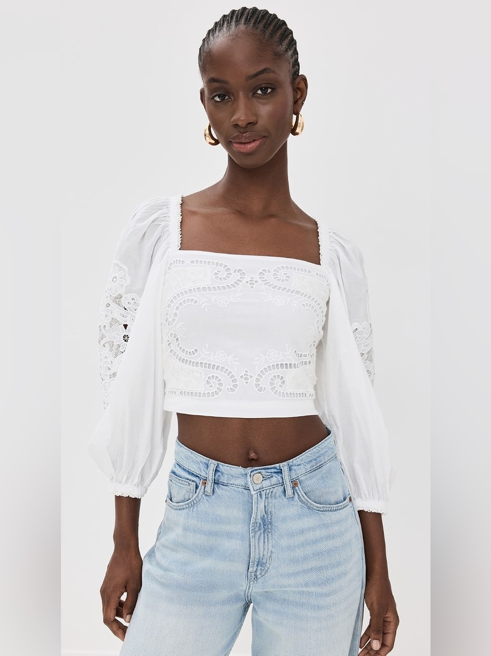 FARM Rio Lace Blouse